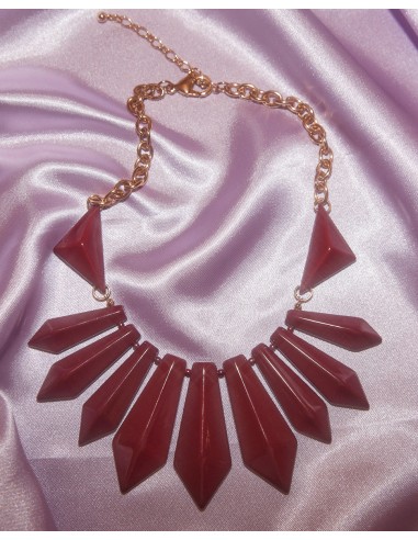 Collier pampilles bordeaux livraison gratuite