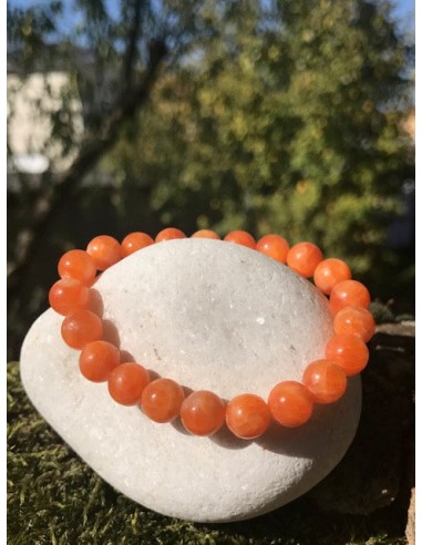 Bracelet CALCITE ORANGE les ctes