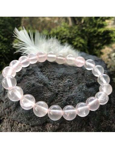 Bracelet QUARTZ ROSE de l' environnement